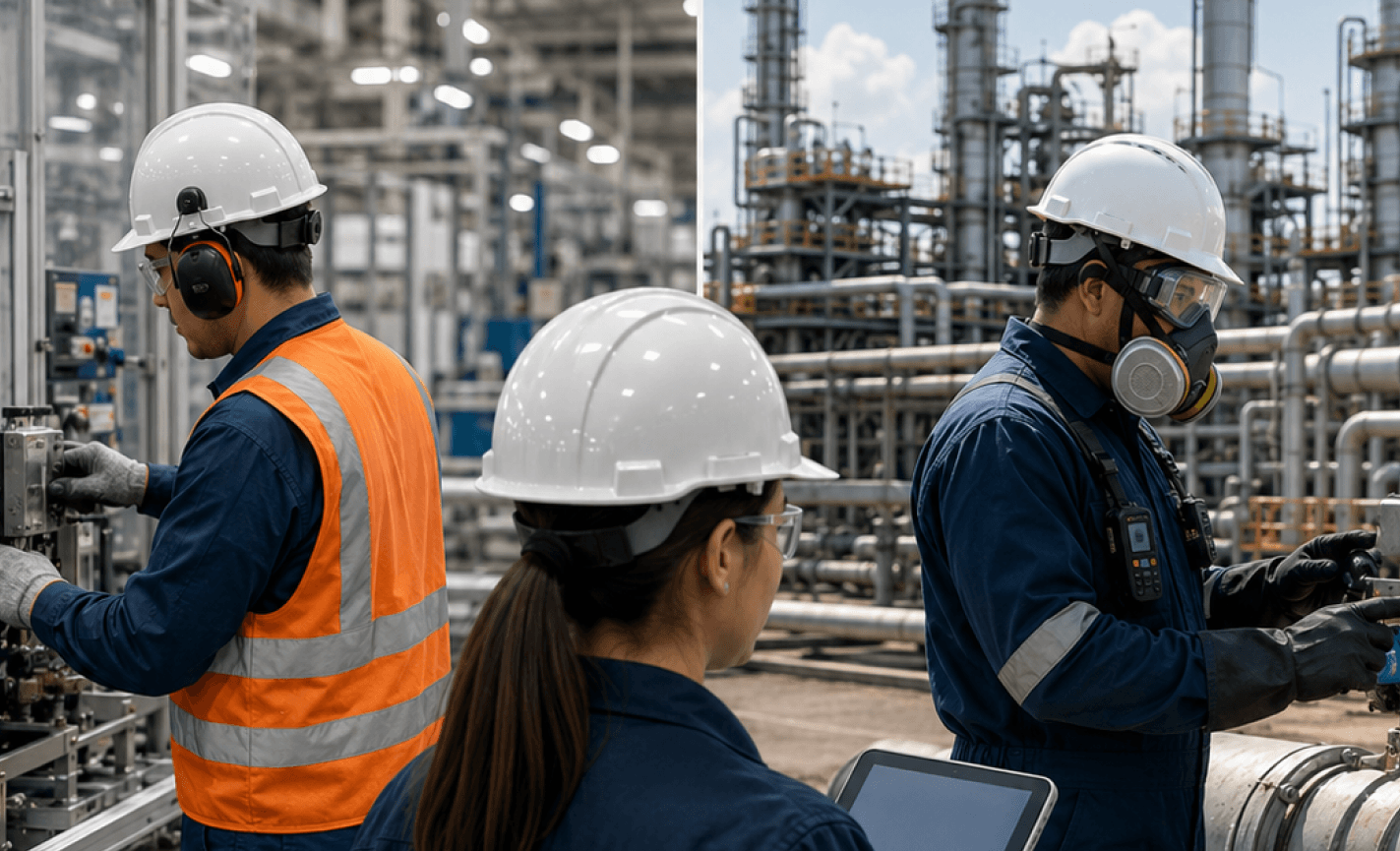 Equipo de protección personal industrial certificado STPS